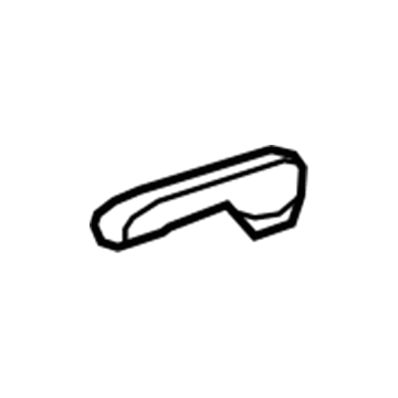 Honda 81621-SNA-A02ZA Handle, L. Height Adjuster *NH598L* (ATLAS GRAY)