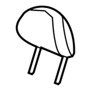 Honda 81140-SWA-A01ZA Headrest Assy., FR. *NH598L* (ATLAS GRAY)