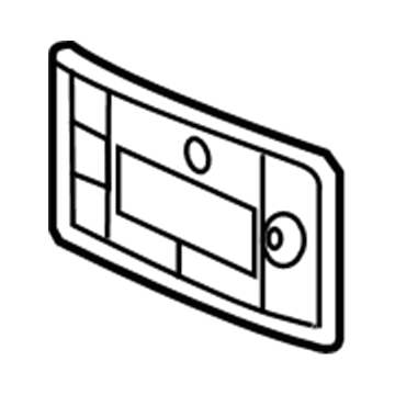 Acura 71145-TV9-A00 Base, Front License