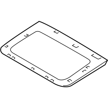 BMW 54-10-7-409-140 Glass Cover, Front