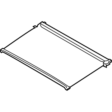 BMW 54-10-7-409-181 Roller Sunblind Front