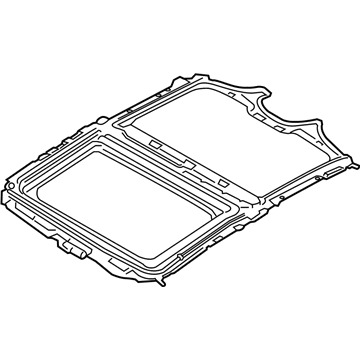 BMW 54-10-7-409-145 Panoramic Roof, Frame