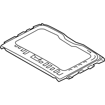 BMW 54-10-7-359-333 Glass Cover, Rear