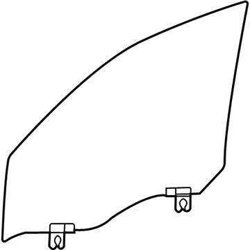Mopar 68631588AA GLASS-FRONT DOOR