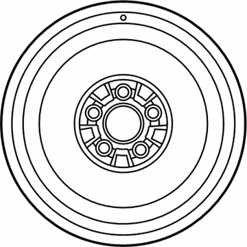 Nissan 40300-CN077 Spare Tire Wheel Assembly