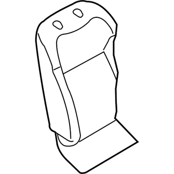 Infiniti 87620-3GT0A Trim Assembly - Front Seat Back