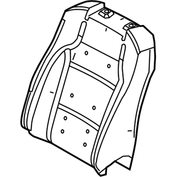 Ford DB5Z-7864810-P Seat Back Pad