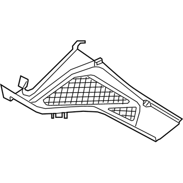 BMW 64-31-9-245-594 Cover, Housing, Microfilter, Right