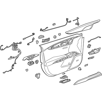 GM 22868468 Door Trim Panel