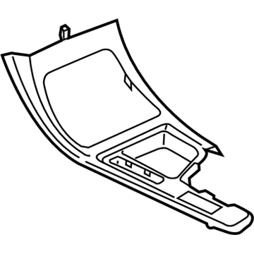 BMW 51-16-9-292-547 Cover Centre Console, Front