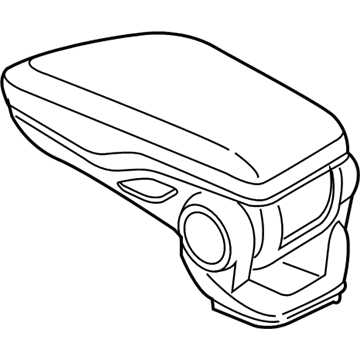BMW 51-16-5-A1C-D72 CENTER ARM REST
