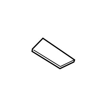 BMW 51-45-9-318-584 Insert Mat, Storage Compartment., Centre Armrest