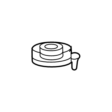 Honda 52748-TLA-A50 Rubber, RR. Spring Mounting (Lower)