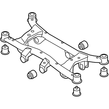 Kia 626050Z510 Crossmember Assembly-Rear