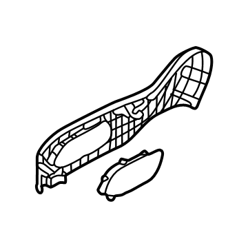 Hyundai 88020-N9510-NNB SHIELD COVER ASSY-FR SEAT OTR