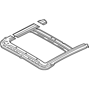 Nissan 91350-6MA1A Rail Assy-Sunroof