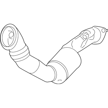 BMW 18-30-7-553-594 Catalytic Converter Front