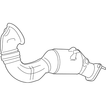 BMW 18-30-7-553-595 Catalytic Converter Rear