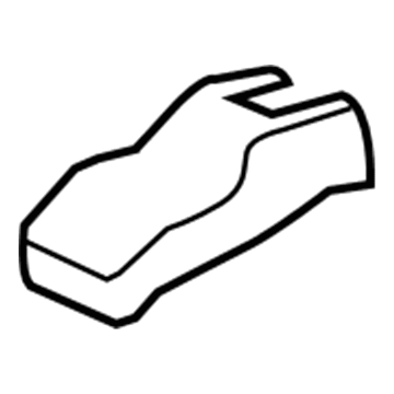 Lexus 72123-60120-C0 Cover, Seat Track Bracket