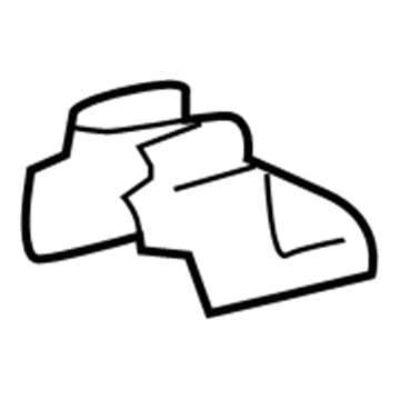 Lexus 72137-60140-C0 Cover, Seat Track Bracket