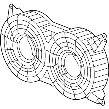 GM 89022527 Shroud, Engine Coolant Fan