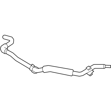 Lexus 23820-F0110 Hose Assembly, Fuel VAPO
