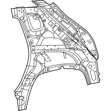 Mopar 68408648AB Quarter Inner