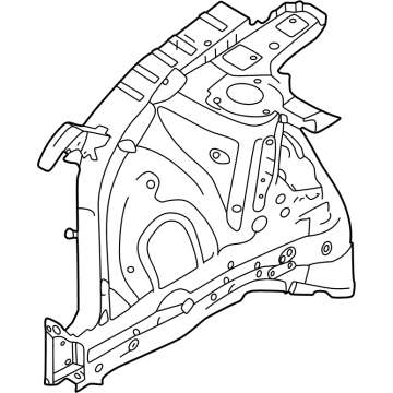 Hyundai 64501-K5000 PANEL ASSY-FNDR APRON, LH