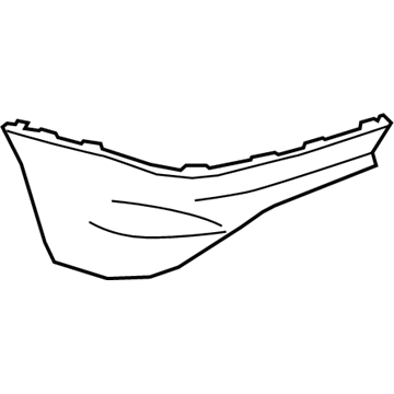 BMW 51-12-7-457-453 Trim, Bumper, Rear Left