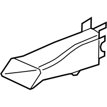 BMW 51-74-7-370-383 Air Duct, Brake, Left