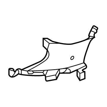 Hyundai 86541-L0300 Air Duct-FR Bumper, LH
