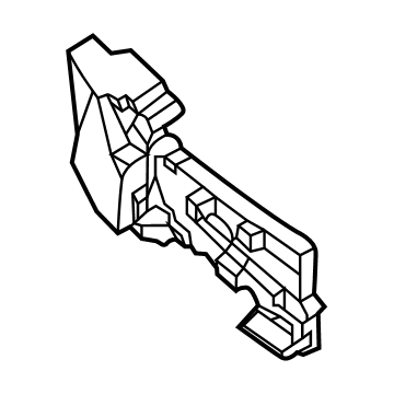 Hyundai 86524-L0300 ABSORBER-FRONT BUMPER ENERGY, R