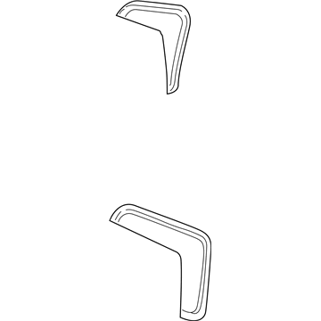 GM 10353837 Weatherstrip Asm-Body Side Rear Window
