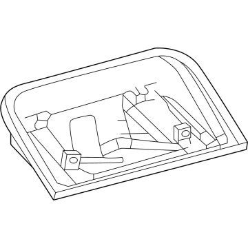 Lexus 69321-0E070 Cover, Back Door Lock