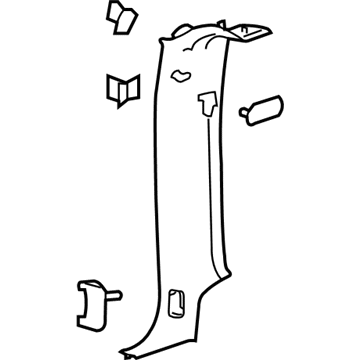GM 15923946 Lock Pillar Trim