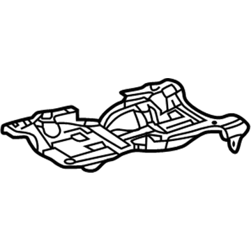 Lexus 12121-70090 Plate, Oil Pan BAFFLE