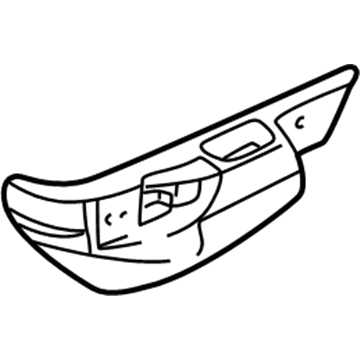 BMW 52-10-8-398-245 Covering Outer Left