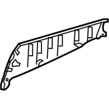 Honda 81197-S3V-A61ZC Cover, R. FR. Seat Riser Side *YR203L* (SADDLE)