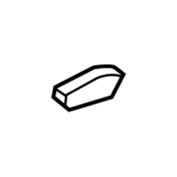 Acura 81231-S0X-A00ZJ Knob, Passenger Side Reclining (Saddle)