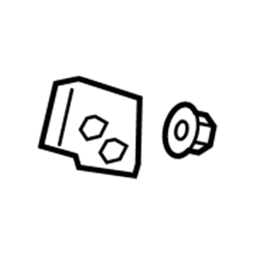 GM 95242055 Striker Reinforcement