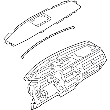 Ford JL7Z-7804320-BC Instrument Panel