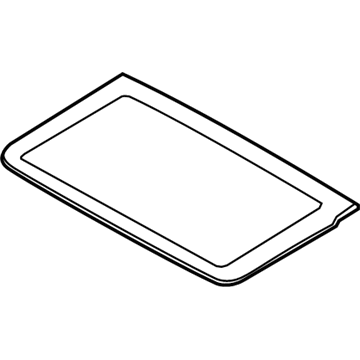 Ford EJ7Z-78500A18-A Front Glass