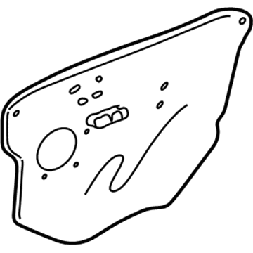 Acura 72821-S3V-A00 Seal, Right Rear Door Hole