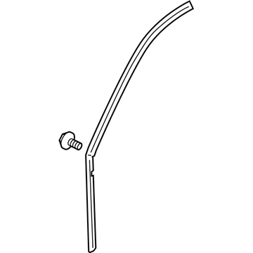 Acura 72365-SJA-A01 Sub-Seal, Left Front Door (Upper)