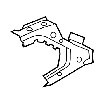BMW 41-00-7-955-037 REINFORCEMENT D-PILLAR INSID