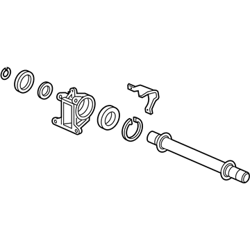Honda 44500-TRW-A10 Shaft Assembly, Half