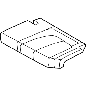 Hyundai 89160-GI000-NFC COVERING ASSY-2ND SEAT CUSH, LH