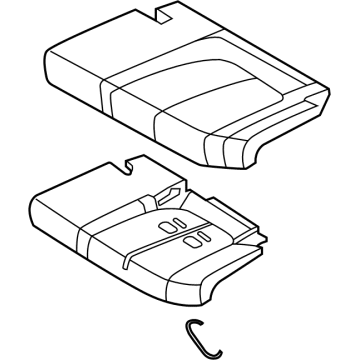 Hyundai 89100-GI000-NFC CUSHION ASSY-2ND SEAT, LH