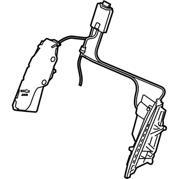 BMW 52-10-7-339-992 Backrest Width Adjustment With Valve
