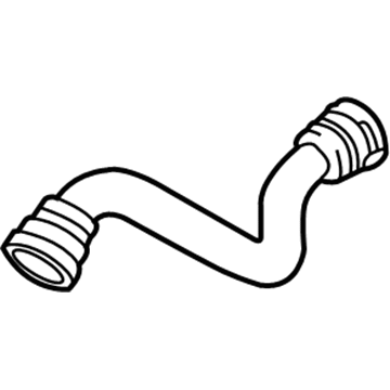 BMW 64-21-8-384-908 Radiator And Engine Return Hose